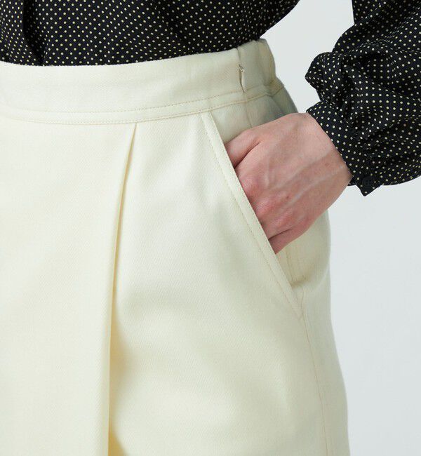 Ballsey「ストレッチボタニー ラップスカート」|フレア|