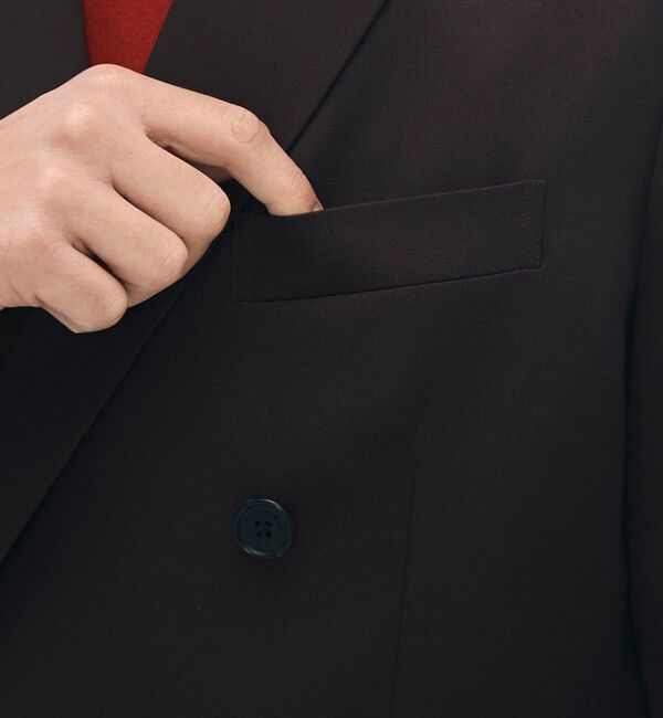 CABaN「CABaN ライトウールギャバジン ダブルブレストジャケット」|テーラードジャケット|