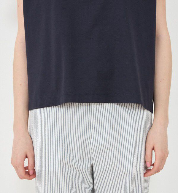 GALERIE VIE「ファインコットン ワイドクルーネックプルオーバー」|Tシャツ・カットソー|