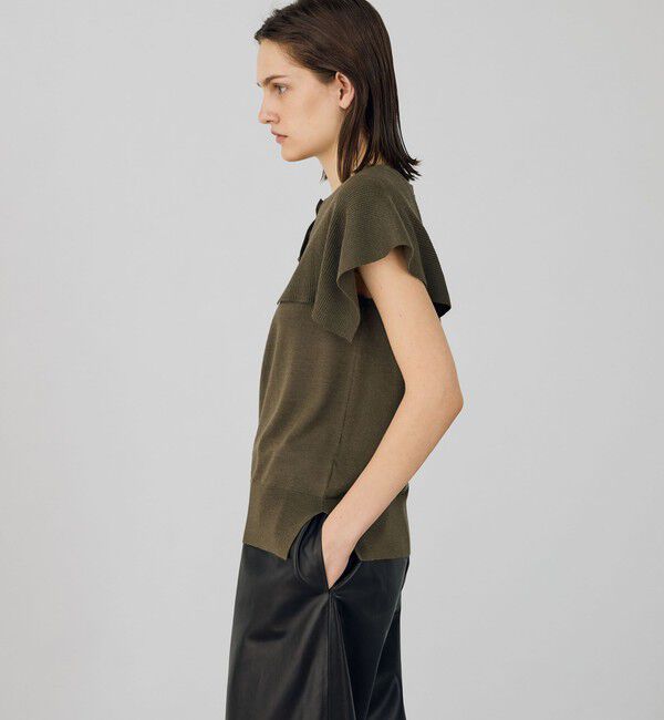 DES PRES「ウーステッドウール ケーププルオーバー」|ニット・セーター|