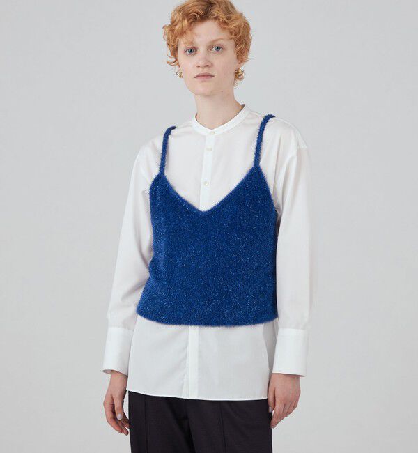 MACPHEE「ルレックスシェニール キャミソール」|キャミソール|