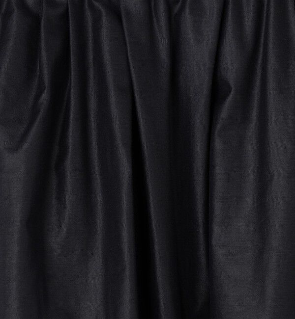 MACPHEE「【WEB限定】クリスピータフタ ギャザーロングスカート」|フレア|