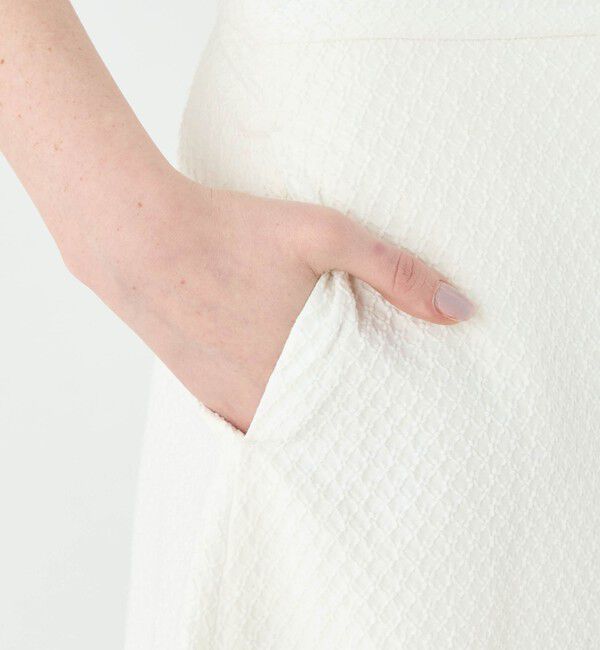 Ballsey「タイニーフラワージャカード フレアスカート」|フレア|