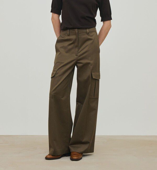 DES PRES「コットンサテン カーゴパンツ」|カーゴ|