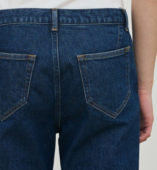 DES PRES「コンパクトストレッチデニム セミフレアパンツ」|デニム|