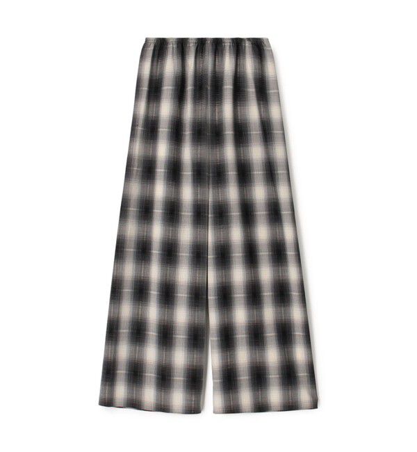 DES PRES「アキハ オンブレーチェック リラックスパンツ」|その他|18 ブラック系