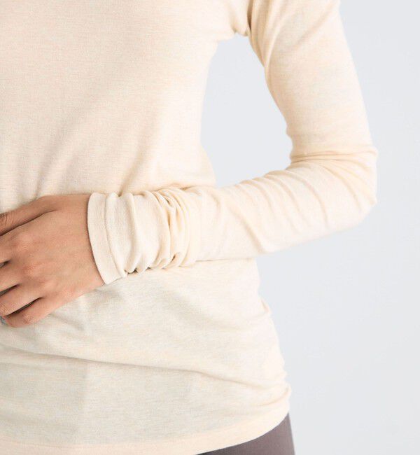 Edition「コットンシルクフライス タートルネックトップ」|Tシャツ・カットソー|