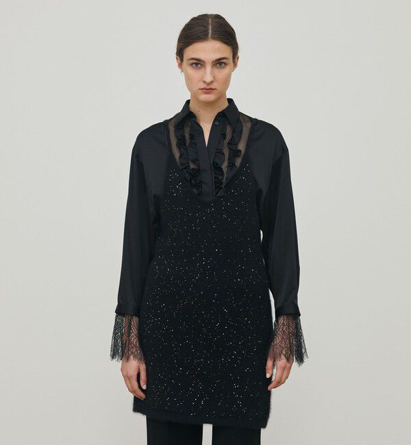 DES PRES「フォックスカシミヤ キャミソールドレス」|ワンピース|