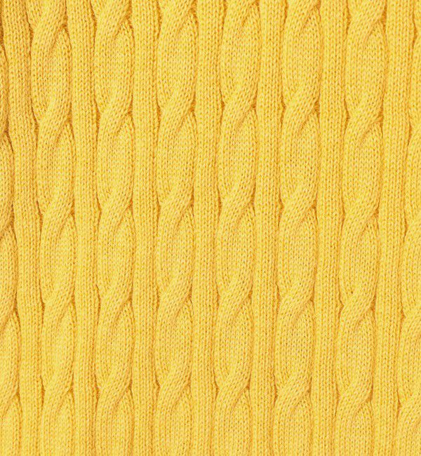 TOMORROWLAND MENS「コットンシルク ポロカラー ケーブルニット」|ニット・セーター|