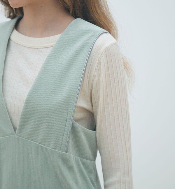 MACPHEE「コットンコーデュロイ ジャンパースカート」|ジャンパースカート|