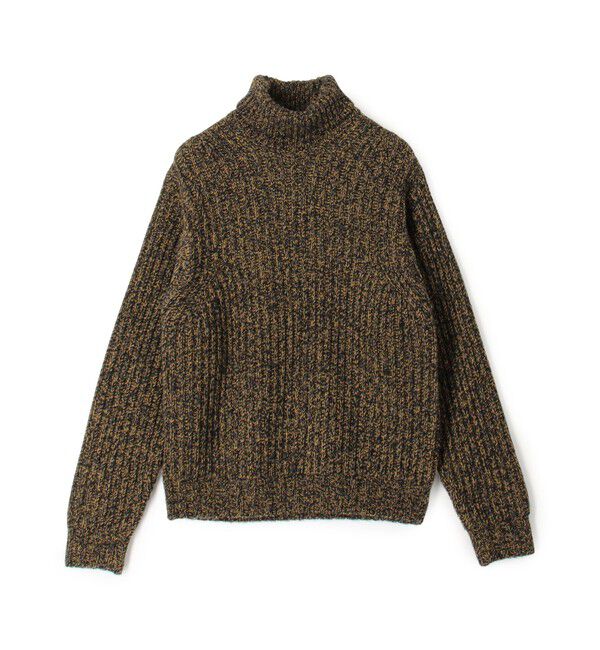 TOMORROWLAND MENS「TOMORROWLAND Tricot ウールカシミヤ メランジニット タートルネックプルオーバー」|ニット・セーター|28 イエロー系
