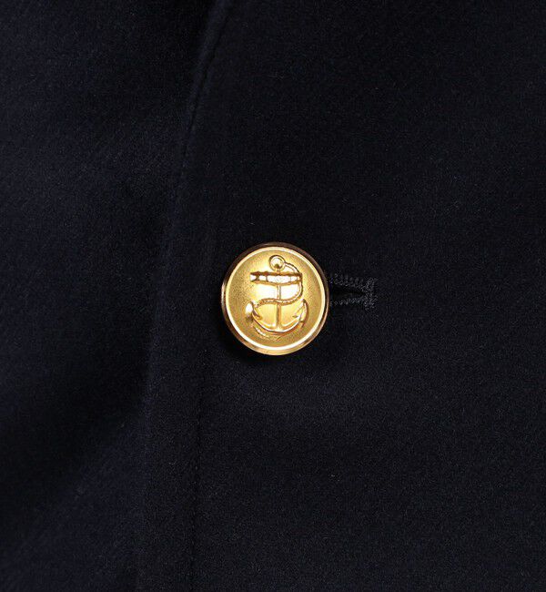 TOMORROWLAND MENS「カレッジフランネルウール シングルブレステッド メタル釦 3Bジャケット」|テーラードジャケット|