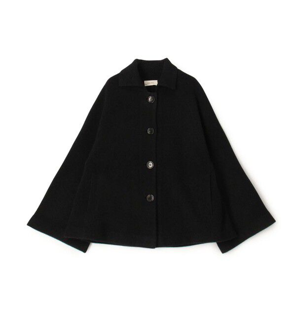 DES PRES「ライトウールニット ステンカラーコート」|ステンカラーコート|19 ブラック