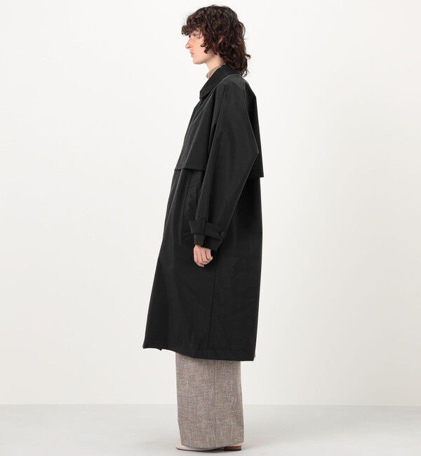 TOMORROWLAND GOODS「HAVERSACK Silkcoating バルカラーコート」|ステンカラーコート|