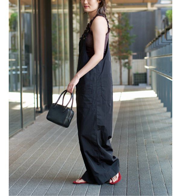 IENA LA BOUCLE「IENA LA BOUCLE 撥水ナイロンタフタオーバーオール」|オールインワン|