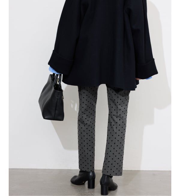 SLOBE IENA「《吸湿発熱/WEBのみ4サイズ展開》CIRCULATE WARM スティックパンツ」|スラックス|