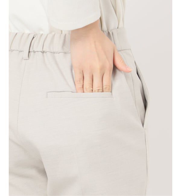 SLOBE IENA「《吸湿発熱/WEBのみ4サイズ展開》CIRCULATE WARM スティックパンツ」|スラックス|