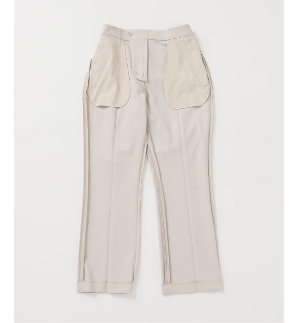 SLOBE IENA「《吸湿発熱/WEBのみ4サイズ展開》CIRCULATE WARM スティックパンツ」|スラックス|