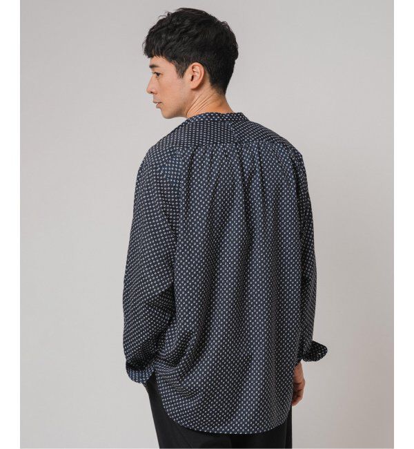 EDIFICE「パターンデシンスタンドカラーシャツ」|シャツ・ブラウス|