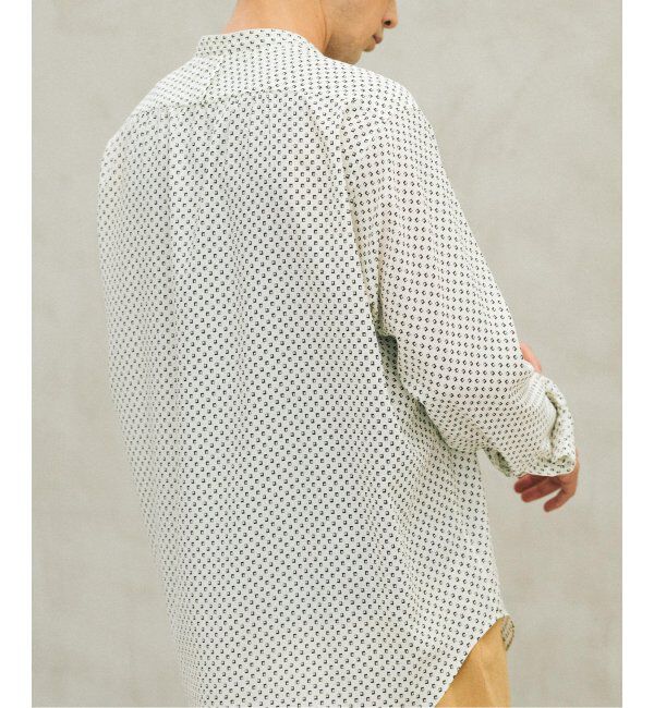 EDIFICE「パターンデシンスタンドカラーシャツ」|シャツ・ブラウス|
