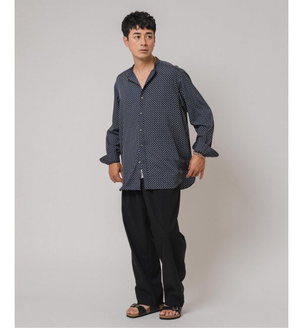 EDIFICE「パターンデシンスタンドカラーシャツ」|シャツ・ブラウス|