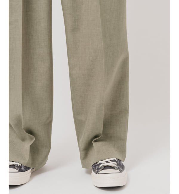 EDIFICE「ラフトップ ウルトラ ワイドパンツ」|スラックス|