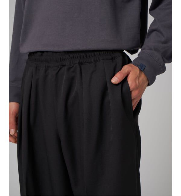 EDIFICE「ラフトップ ウルトラ ワイドパンツ」|スラックス|