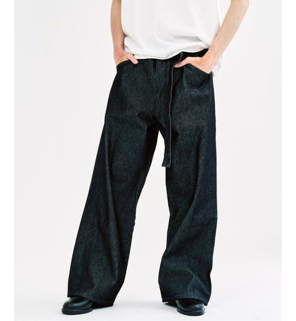 417 EDIFICE「LEVI&rsquo;S(R)/リーバイス(R) 別注 TWISTED BELTED デニムパンツ L30」|デニム|