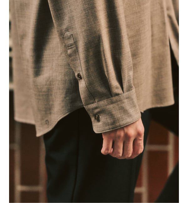 417 EDIFICE「【LE JAPON ATELIER】 Akita レギュラーウールシャツ」|シャツ・ブラウス|