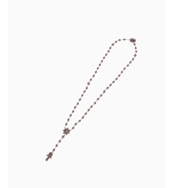 PULP「FAF (FAKE AS FLOWERS) / フェイク アズ フラワーズ AKHARA NECKLACE」|ネックレス|ブラウン