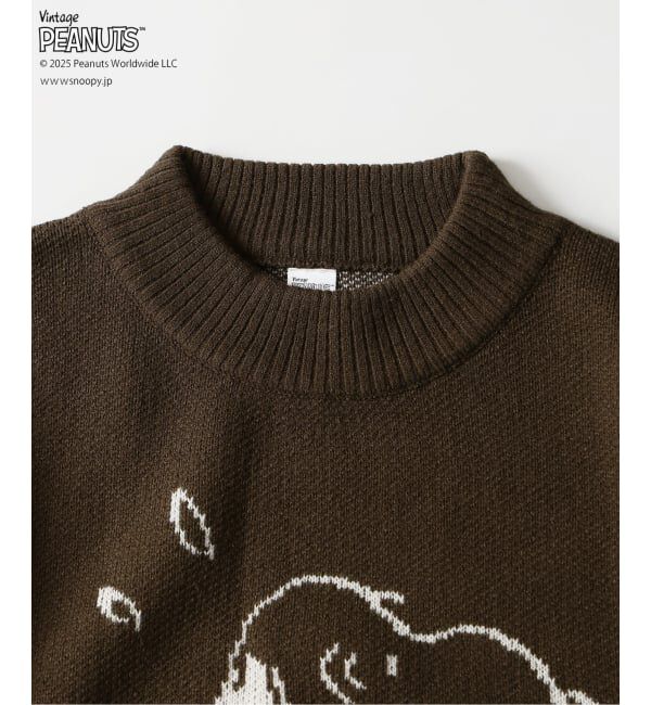 JOURNAL STANDARD relume「PEANUTS / ピーナッツ 別注 ダブル ジャガードニット」|ニット・セーター|