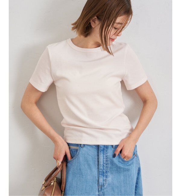 U by SPICK&SPAN「コットンベロアTEE」|Tシャツ・カットソー|