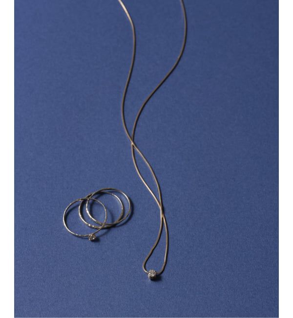 Lilas by Spick&Span「10thコンパクトチェーンダイヤネックレス K10」|ネックレス|