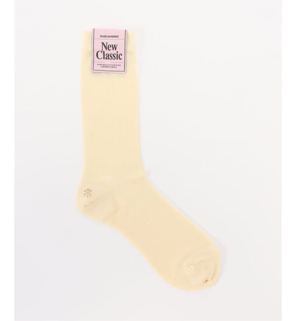 NOBLE「MARCOMONDE/マルコモンド sheer ribbed short socks」|ソックス|ナチュラル
