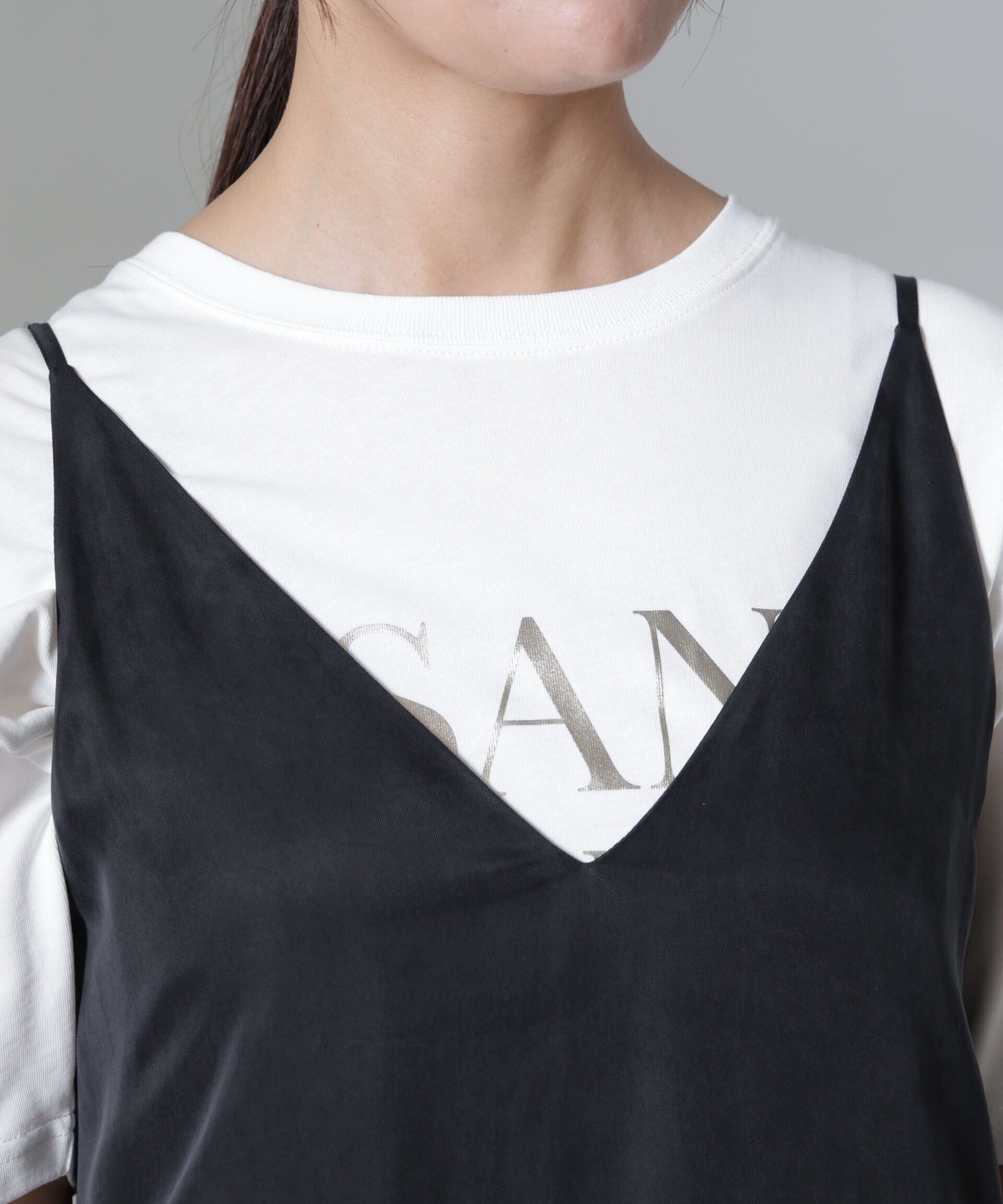 nano･universe「キュプラビスコースキャミワンピース」|ワンピース|