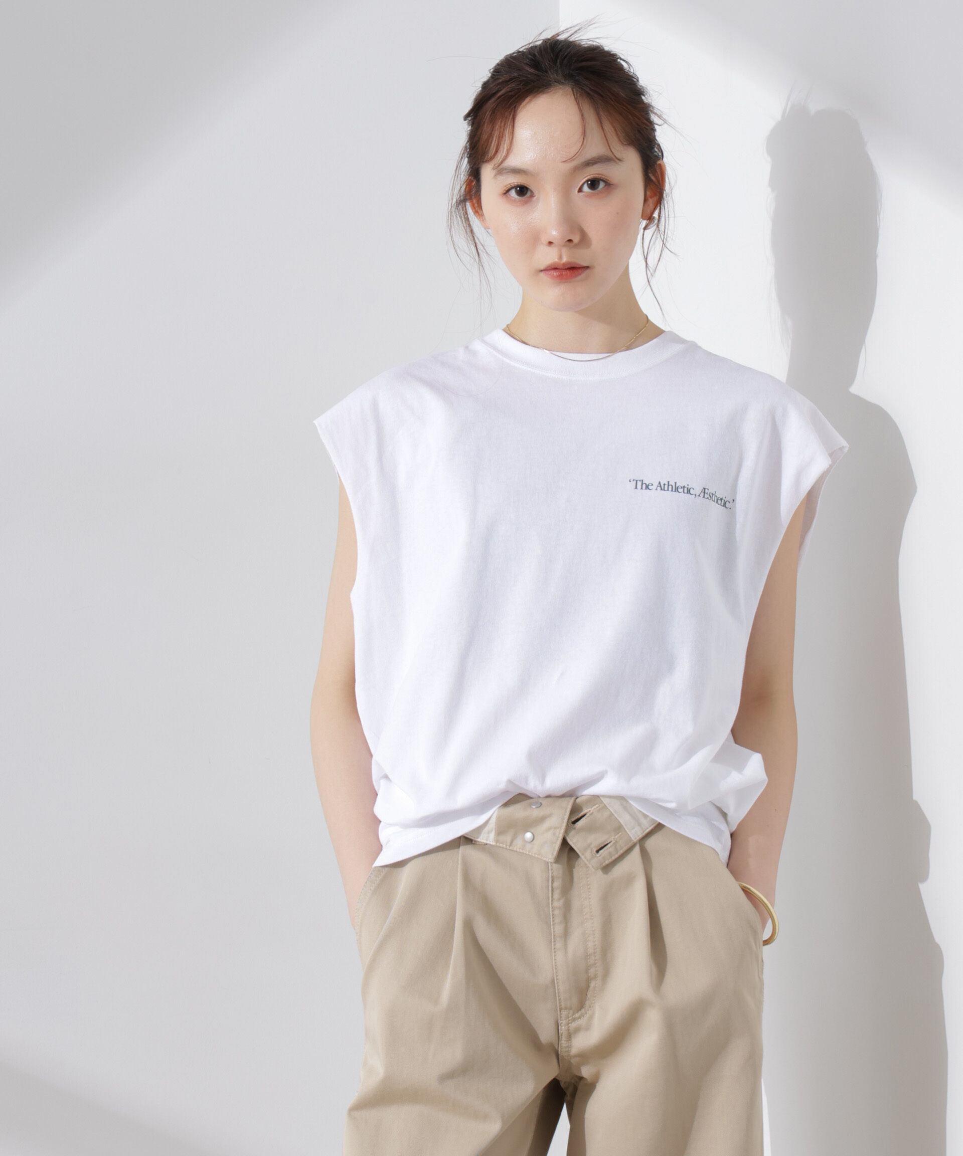 nano･universe「RUSSELL ATHLETIC/別注 Jersey Sleeveless Graphic T」|Tシャツ・カットソー|