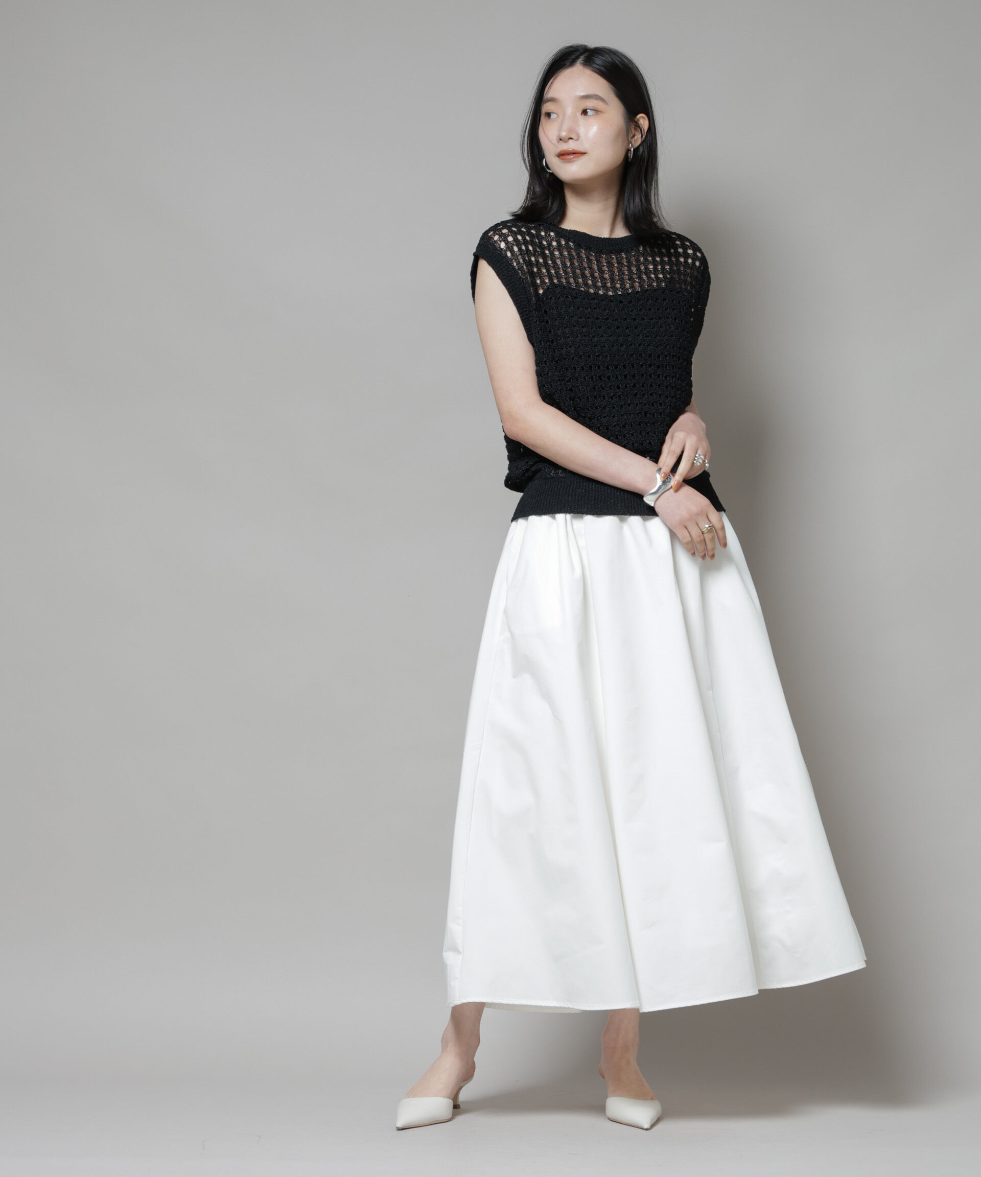 nano･universe「ギャザーボリュームスカート」|スカート|