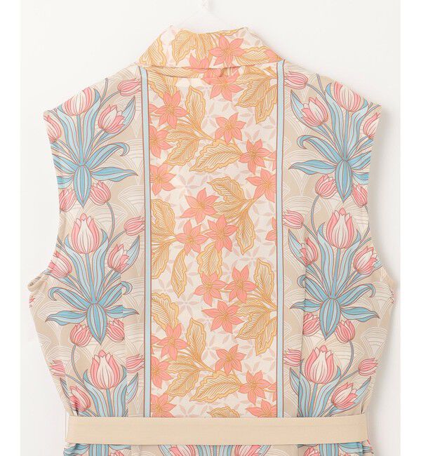 GRACE CONTINENTAL「サラサストライププリントワンピース」|ワンピース|