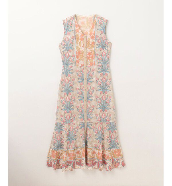 GRACE CONTINENTAL「サラサストライププリントワンピース」|ワンピース|