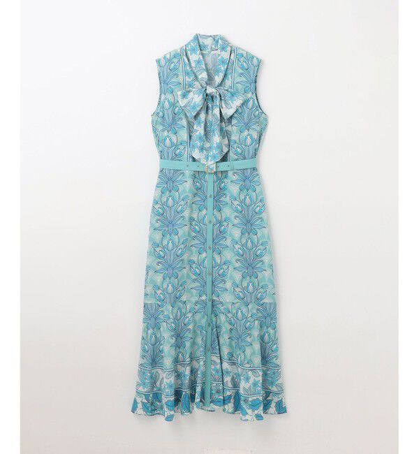 GRACE CONTINENTAL「サラサストライププリントワンピース」|ワンピース|