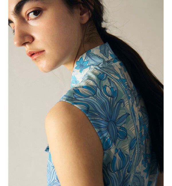 GRACE CONTINENTAL「サラサストライププリントワンピース」|ワンピース|