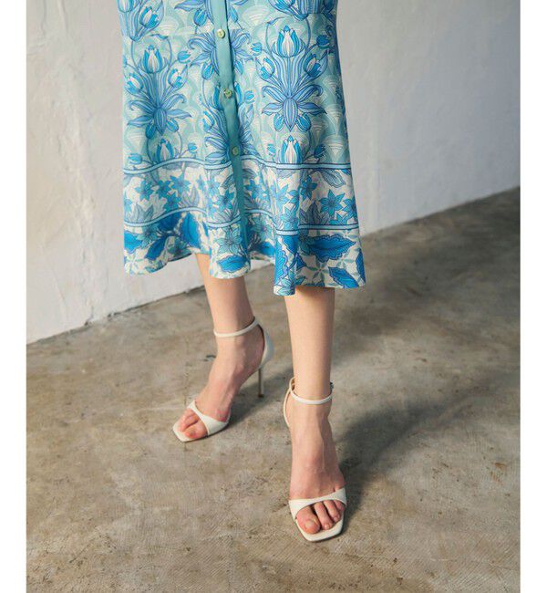 GRACE CONTINENTAL「サラサストライププリントワンピース」|ワンピース|