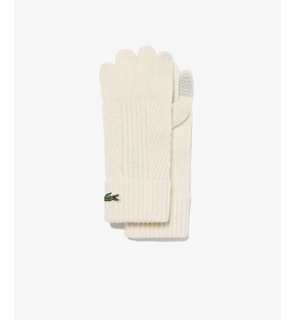LACOSTE「コンビ・ニッティンググローブ」|手袋|
