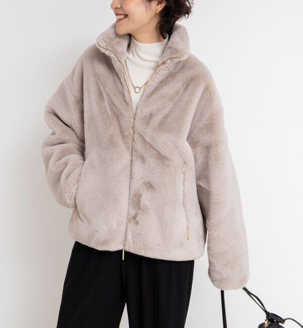 NOLLEY'S sophi「【TATRAS/タトラス】BARBRA」|ブルゾン・スタジャン|ライトグレー