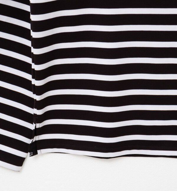 Rie Miller「BIGマリンボーダーボートネックプルオーバーカットソー」|Tシャツ・カットソー|