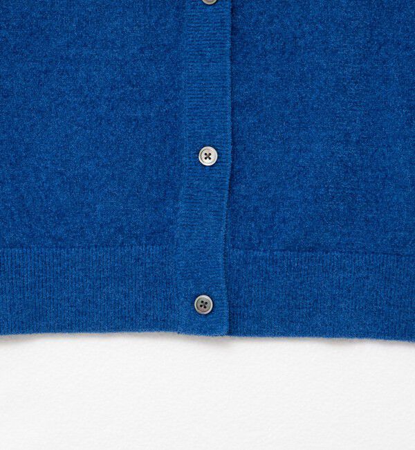 Rie Miller「《手洗い可能》《アンサンブル対応》モールヤーンクルーネックカーディガン」|カーディガン|