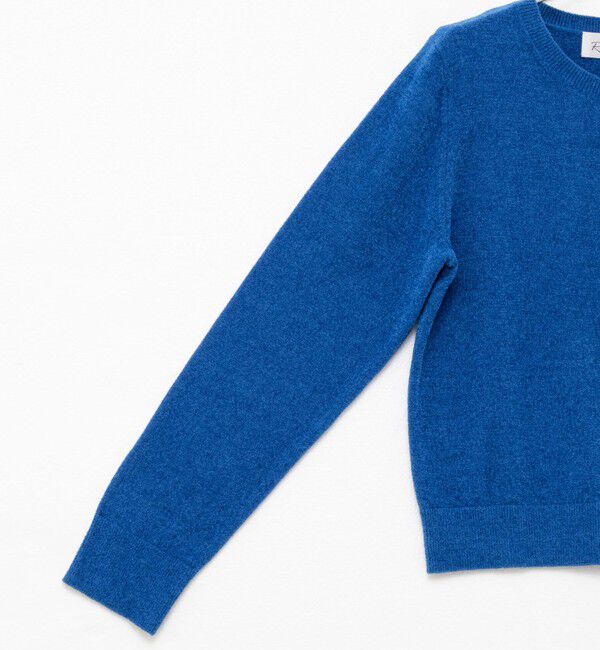 Rie Miller「《手洗い可能》《アンサンブル対応》モールヤーンクルーネックカーディガン」|カーディガン|