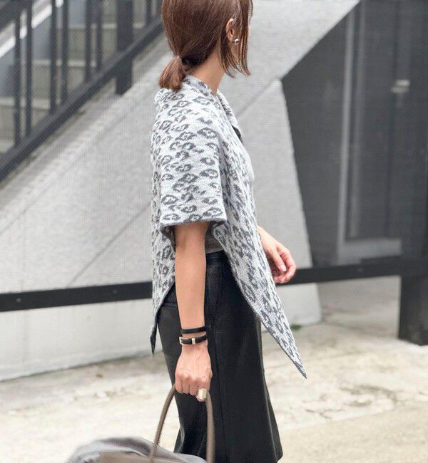 NOLLEY'S「トライアングルレオパード柄ストール」|ストール|