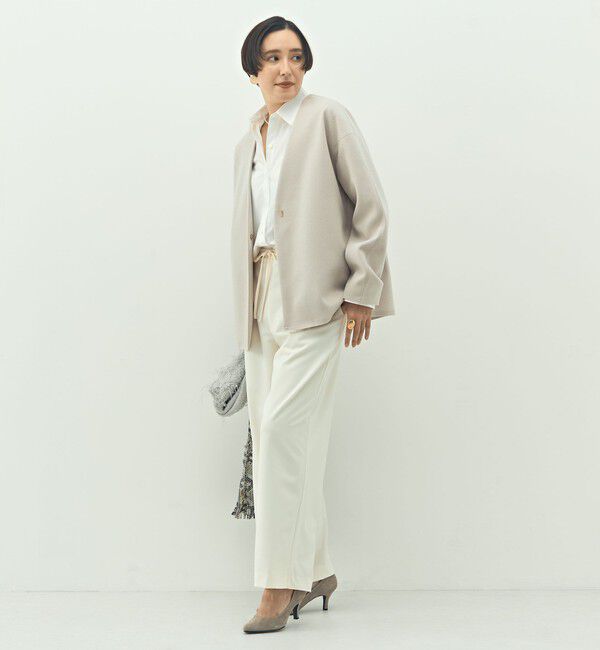 NOLLEY'S「ウォッシャブルストレッチジャージハオリ」|ブルゾン・スタジャン|