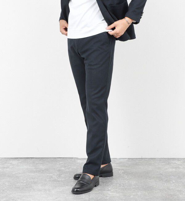 NOLLEY'S goodman「《セットアップ対応》【Active Jersey】ホームスパン ストレッチスリムフィット 25AW」|チノ|
